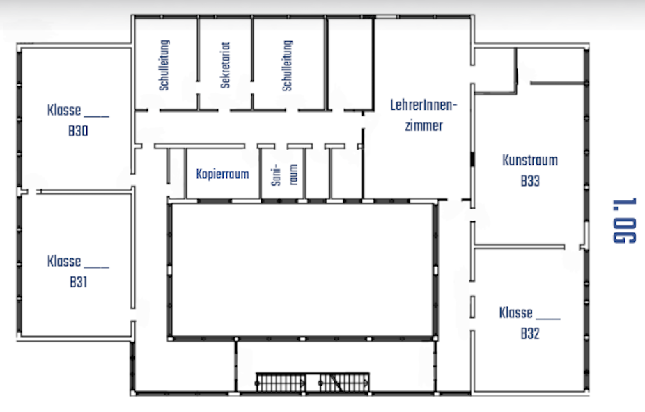 Raumplan 1. OG